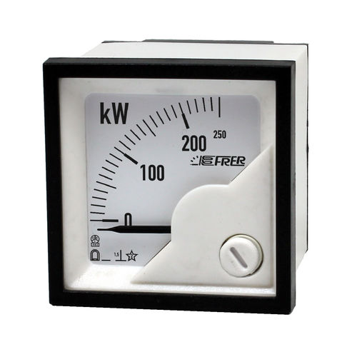 Wirkleistungs-Wattmeter - F48W series - FRER - analog / einphasig / dreiphasig