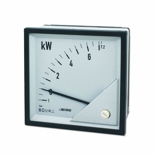 Wirkleistungs-Wattmeter - F72W series - FRER - analog / einphasig / dreiphasig