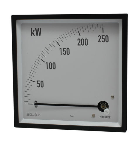 Wirkleistungs-Wattmeter - F14W series - FRER - analog / einphasig / dreiphasig