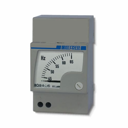 Analoger Frequenzmesser - F52FPX - FRER - für DIN-Schiene