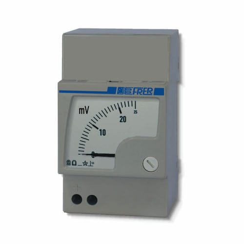 Analoges Millivoltmeter - F52MMV - FRER - für DIN-Schiene / DC