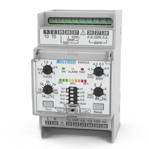 Fehlerstromschutzrelais - X52DSA - FRER - für DIN-Schiene / IEC / einstellbar