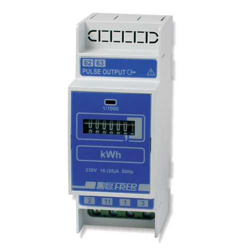 Einphasiger elektrischer Energiezähler - C35WSM025 - FRER - für DIN-Schiene