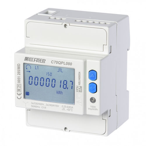 Drehstromzähler - C70QPL series - FRER - für DIN-Schiene / MID-zertifiziert / kommunizierfähig