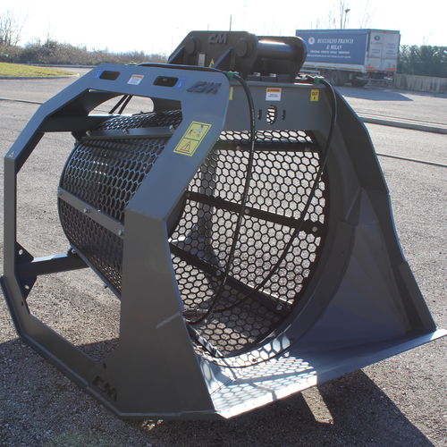 Siebschaufel - CBR 14 - CM Srl - für Hydraulikbagger / für Lademaschinen / für Teleskoplader