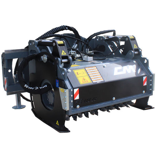 Kaltfräse für Kompaktlader - FS 100.20 - CM Srl - flach / für Asphalt
