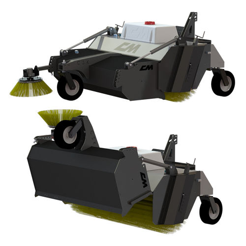LKW-montierte Kehrsaugmaschine - CSK series - CM Srl - für Lademaschinen / für Kompaktlader / für Traktor