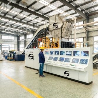Kunststoffrecyclinganlage - Changshu Shouyu Machinery Co.,Ltd - Metall / Aluminium / für Kühlschränke