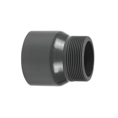 PVC-Nippel - 1.40 series - Van de Lande BV - PVC-U / Gewinde / konisch