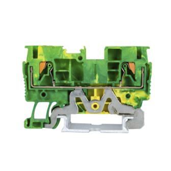 Klemmenblock auf DIN-Schiene - JPT-PE series - Shanghai Leipold Electric Co., Ltd. - Push-in / Erdung / modular