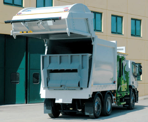 Seitenlader-Müllwagen - CL1-E - A.M.S. S.p.A. Attrezzature Meccaniche Speciali - elektrisch