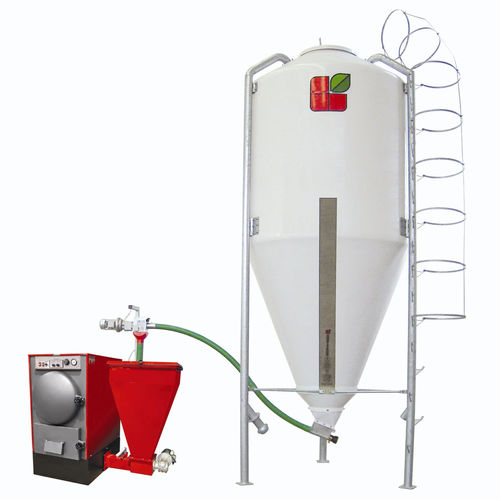 Silo für Pellets - AGRITECH SRL - verzinkt / Edelstahl