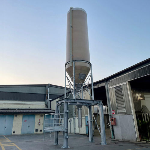 Silo für Schüttgut - AGRISTRONG - AGRITECH SRL - für Kalk / Edelstahl / galvanisiertem Stahl