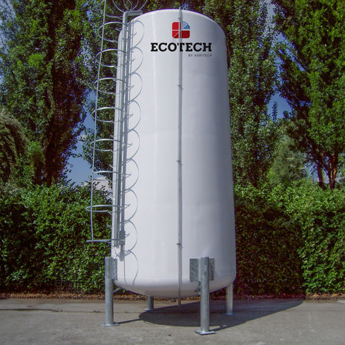 Prozessbehälter - CISP series - AGRITECH SRL - für Flüssigkeiten / galvanisiertem Stahl / zylinderförmig