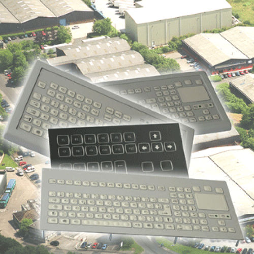 Industrietastatur - CLICKTOUCH - einbaufähig / mit mechanischen Tasten / Membran