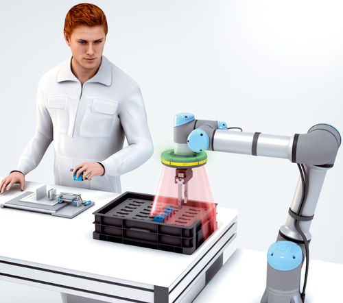 Antikollisions-System / für die kollaborative Robotik - End-of-Arm-Safeguard - SICK