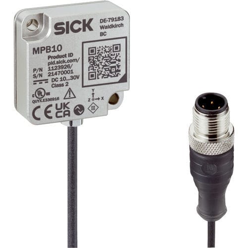 Piezoelektrischer Schwingungssensor - MPB10-VS00VSIQ00 - SICK - für die Maschinen-Zustandsüberwachung / für Motoren / für Pumpen