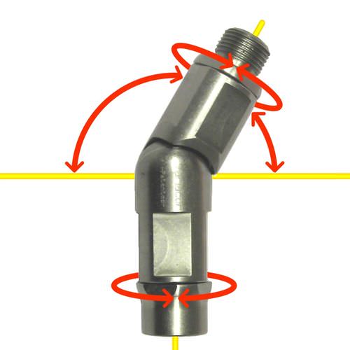 Hochdruckanschluss - Dv series - MID - VARIACOR - hydraulisch / Einschraub / rechtwinkelig