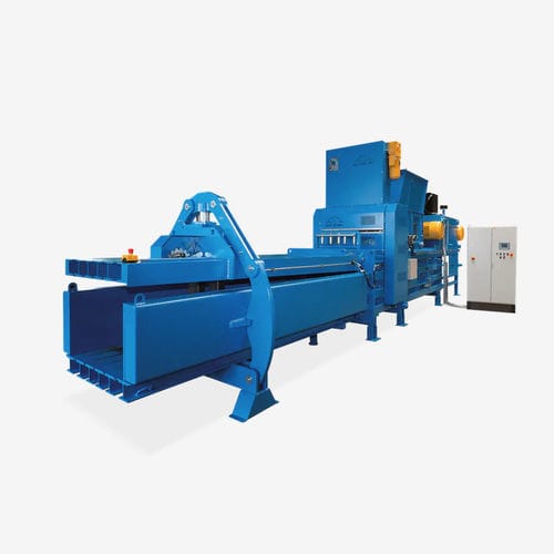 Horizontale Ballenpresse - APK-ES series - Austropressen Roither Maschinenbau GmbH - mit oberer Öffnung / Kanal / für Karton