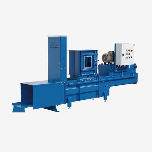 Ballenpresse für Dosen - DS-A 250 - Austropressen Roither Maschinenbau GmbH - für Stahlschrott / horizontal / mit oberer Öffnung
