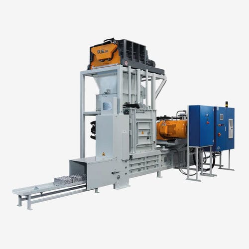Ballenpresse für Stahlschrott - DS-A 2200 - Austropressen Roither Maschinenbau GmbH - horizontal / Kanal / automatisch