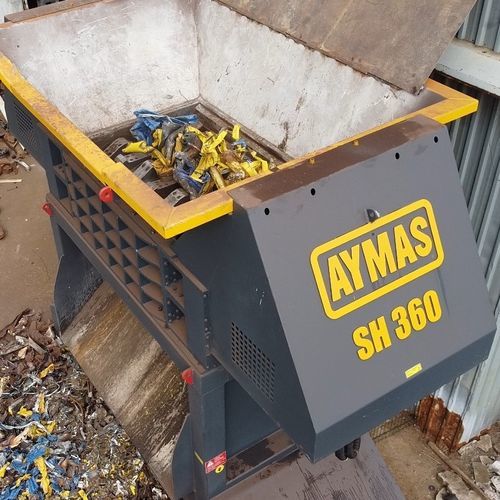 Primär-Schredder - SH series - AYMAS MAKINA SAN. ve TIC. A.S. - Zweiwellen / für Elektronikschrott / Metall