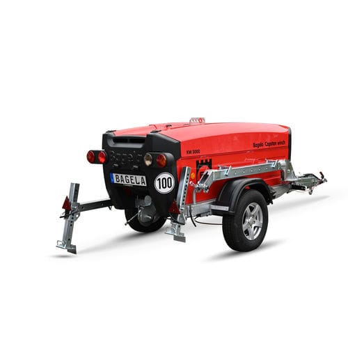 Zugspillwinde - KW series - Bagela Baumaschinen GmbH & Co. KG - dieselbetrieben / für Kabel / kompakt