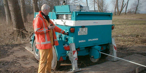 Hydraulische Winde - RW series - Bagela Baumaschinen GmbH & Co. KG - dieselbetrieben / Drahtseil / zur Rohrsanierung