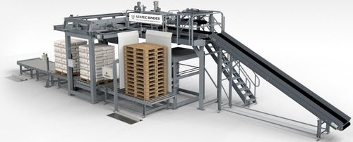 Schichtpalettierer - Binder+Co AG - Umschlag / für Schüttgut / für die Recyclingindustrie