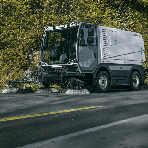 Kehrsaugmaschine für Anbau - CityCat VR50 - Bucher Municipal AG - mit Verbrennungsmotor / für Außenbereich / Laub