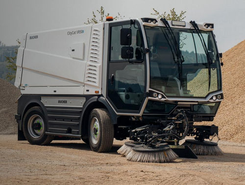 Kompakte Kehrsaugmaschine - CityCat VR50e - Bucher Municipal AG - für Anbau / elektrisch / Straßen
