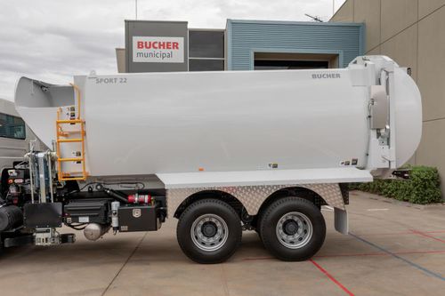 Seitenlader-Müllwagen - Sport - Bucher Municipal AG - Diesel