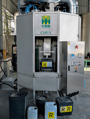 Wasser-Waschanlage - CH  - C.E.B. IMPIANTI S.r.l. - automatisch / für Krankenhaus Container / für Verpackung