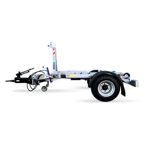 Anhänger für Containertransport - TN CTS 03-23-K - CTS-servis, a.s.  - für Industriematerial / einachsig / angehängt