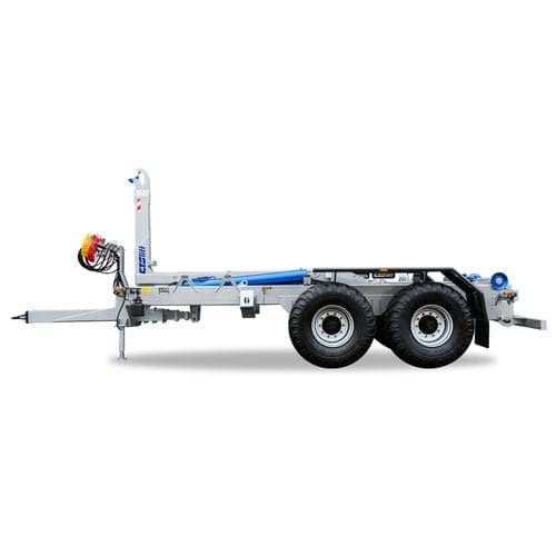 Anhänger für Containertransport - TN CTS 14-57-S  - CTS-servis, a.s.  - für Industriematerial / 2-Achsen / angehängt