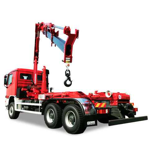 LKW-montierter Kran - CTS-servis, a.s.  - Gelenkausleger / für Baustelle / für die Recyclingindustrie