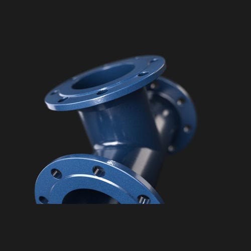 Hydraulikanschluss - Düker GmbH - Flansch / T / Gusseisen