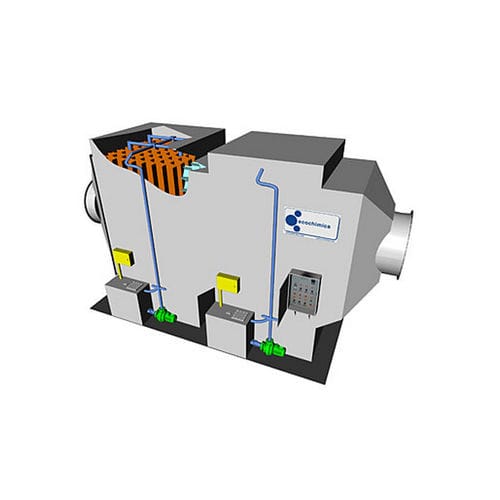 Nass-Gaswäscher - HR-2® series - Ecochimica System - chemisch / zweistufiger wäscher