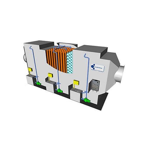Nass-Gaswäscher - HR-3® series - Ecochimica System - chemisch / zweistufiger wäscher