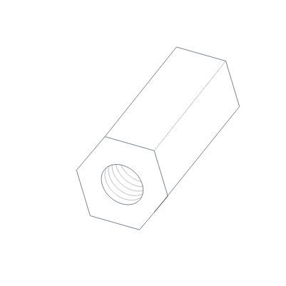 Gewinde-Abstandshalter - HELICAL - innen / für Halbleiterplatte / außen