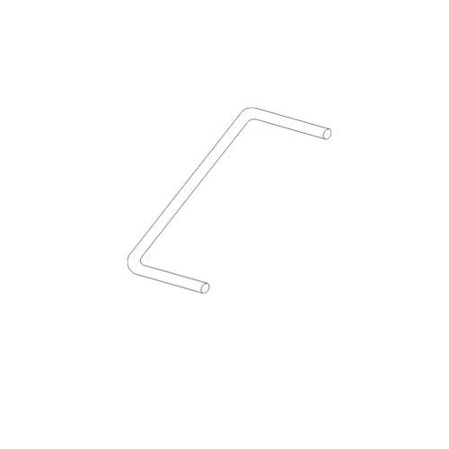 Bügelgriff - HELICAL - Edelstahl / rechteckig / oval