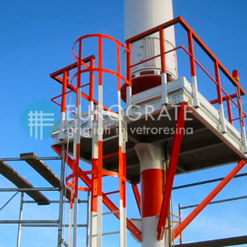Edelstahlleiter - EUROGRATE GRP GRATING AND PROFILES - einfach / mit Rückenschutz / für Bedachungen