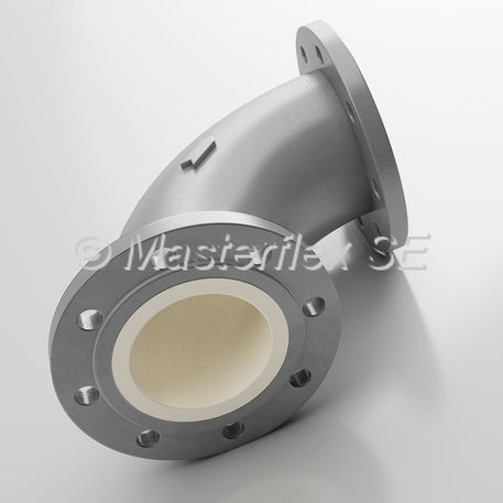 Rohrbogen für pneumatische Förderung - Master-PROTECT - Masterflex SE - Stahl / für Schüttgut / 90°