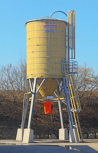 Silo mit konischem Boden - HOLTEN GmbH & Co. KG  - Holz