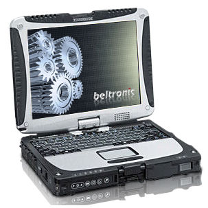 Notebook / Windows 7 - Toughbook CF19 - BELTRONIC - IP65 / robust / LCD