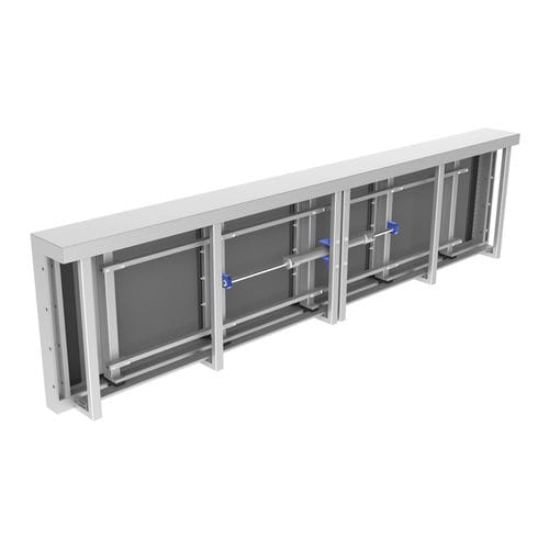 Rechen mit Fenstergittern - HSR - HST Systemtechnik GmbH & Co. KG - zur Abwasseraufbereitung