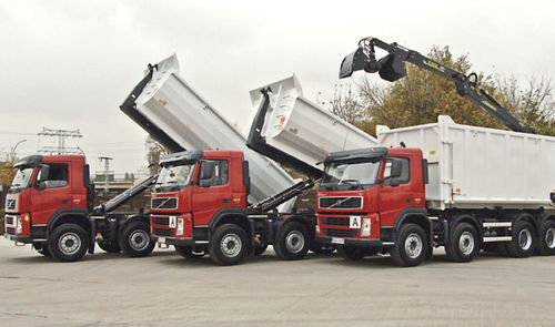 Kipper-LKW - Hüffermann Transportsysteme GmbH  - 4-Achsen