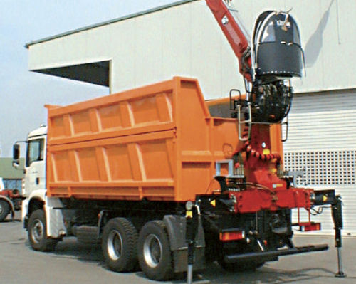 Kran-LKW - Hüffermann Transportsysteme GmbH  - 3-Achsen