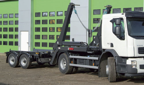 Anhänger für Containertransport - City-Conzept - Hüffermann Transportsysteme GmbH  - für Industriematerial / 2-Achsen / angehängt