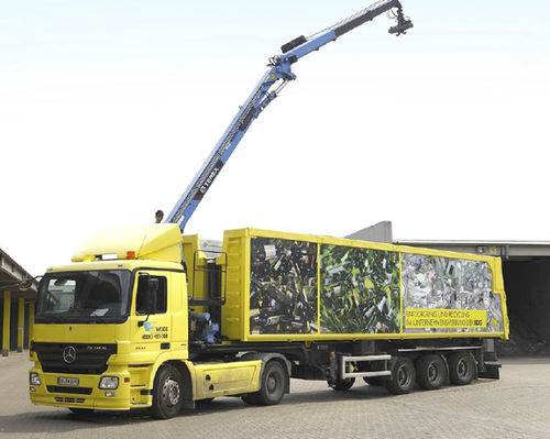 Kipper-Sattelauflieger - Hüffermann Transportsysteme GmbH  - Gooseneck / 3-Achsen / angehängt